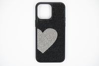 Cover Cristalli Cuore Bianco e Nero