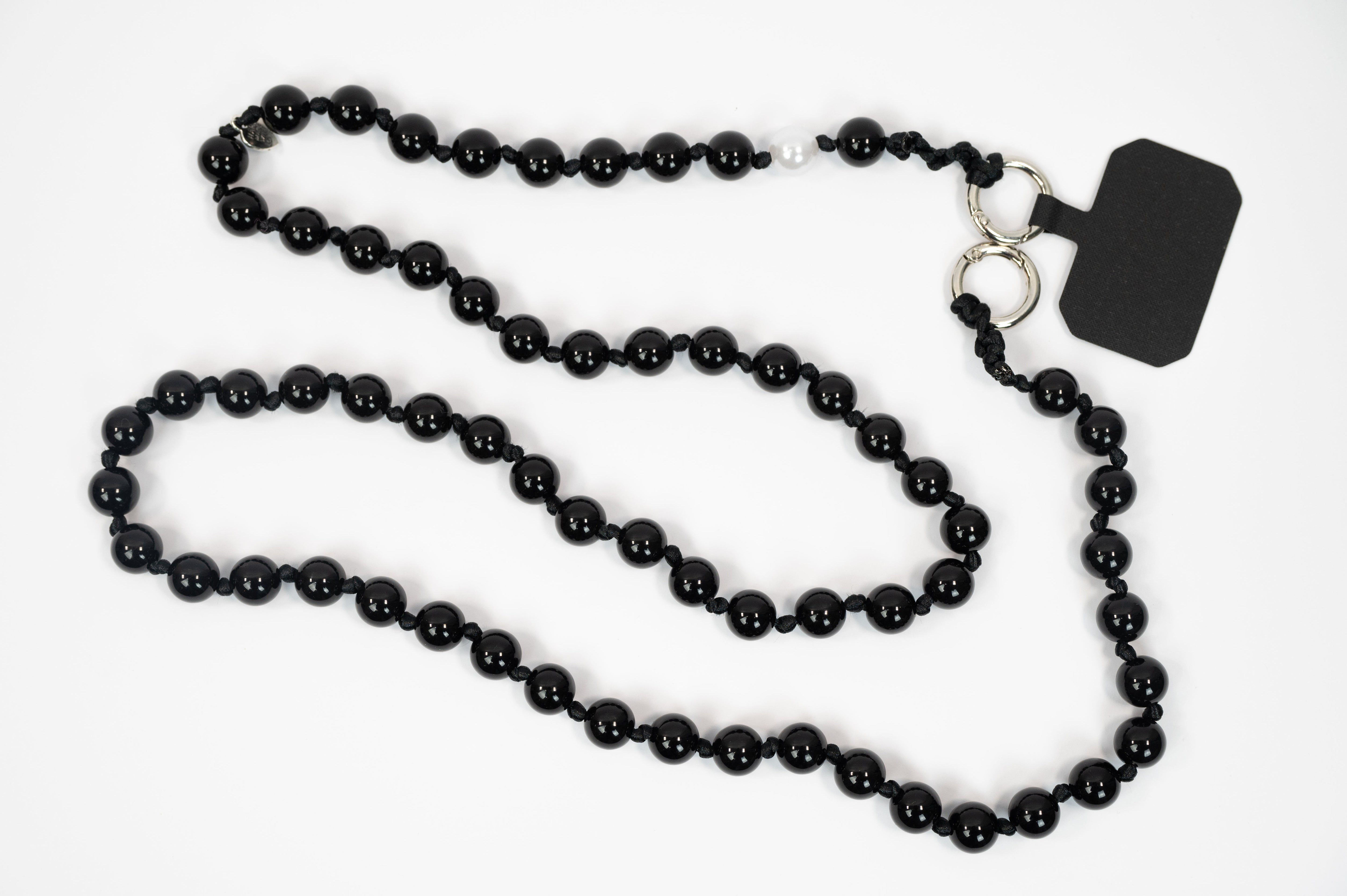 Cordino Perle Nere per Telefono - Huawei