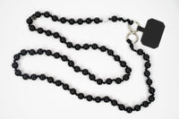 Cordino Perle Nere per Telefono - Samsung