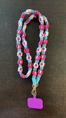 Collana/Tracolla porta telefono uncinetto fiori - Xiaomi