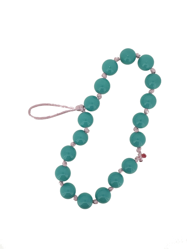 Bracciale porta telefono in perle tiffany