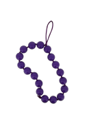 Bracciale porta telefono in perle viola