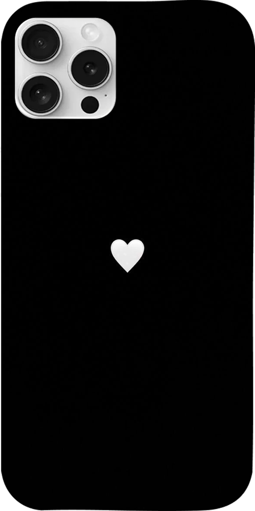 Cover cuore bianco