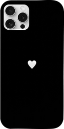 Cover cuore bianco - Apple