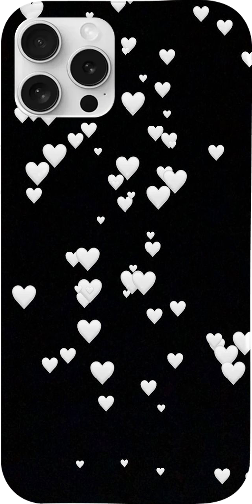 Cover cuori bianchi - Xiaomi