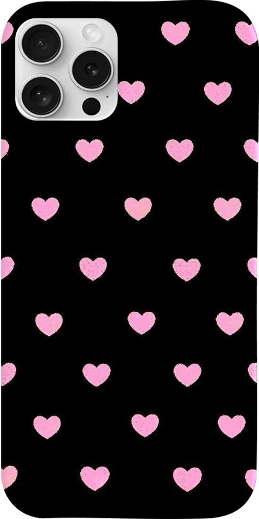 Cover cuori fuxia