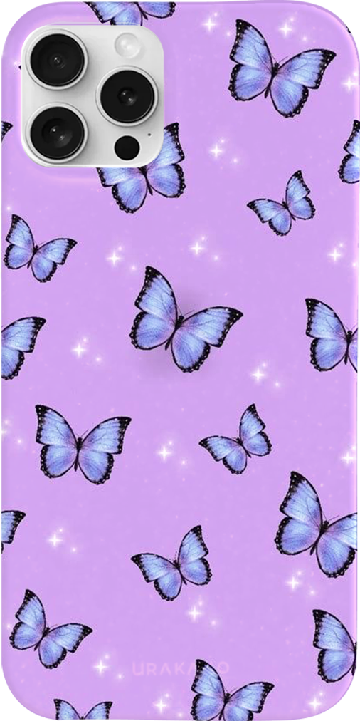 Cover Farfalle lilla - Xiaomi