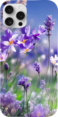 Cover fiori lilla - Samsung