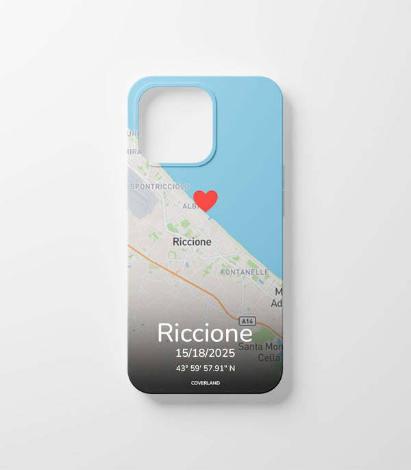 Cover personalizzata con mappa