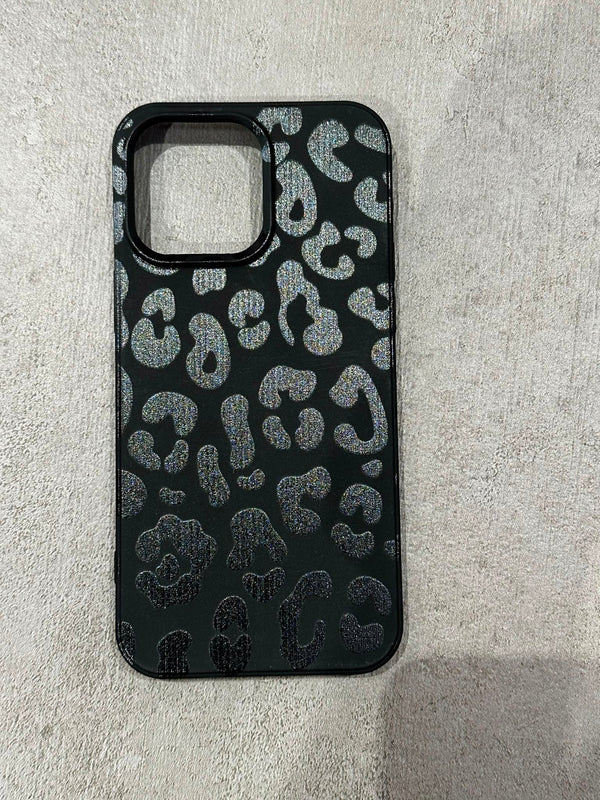 Cover Maculata Glitter Nera – Eleganza Brillante