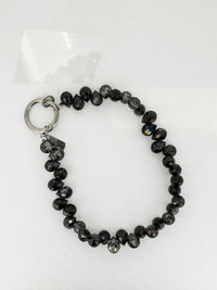 Bracciale porta telefono cristal nero
