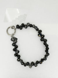 Bracciale porta telefono cristal nero - Oppo