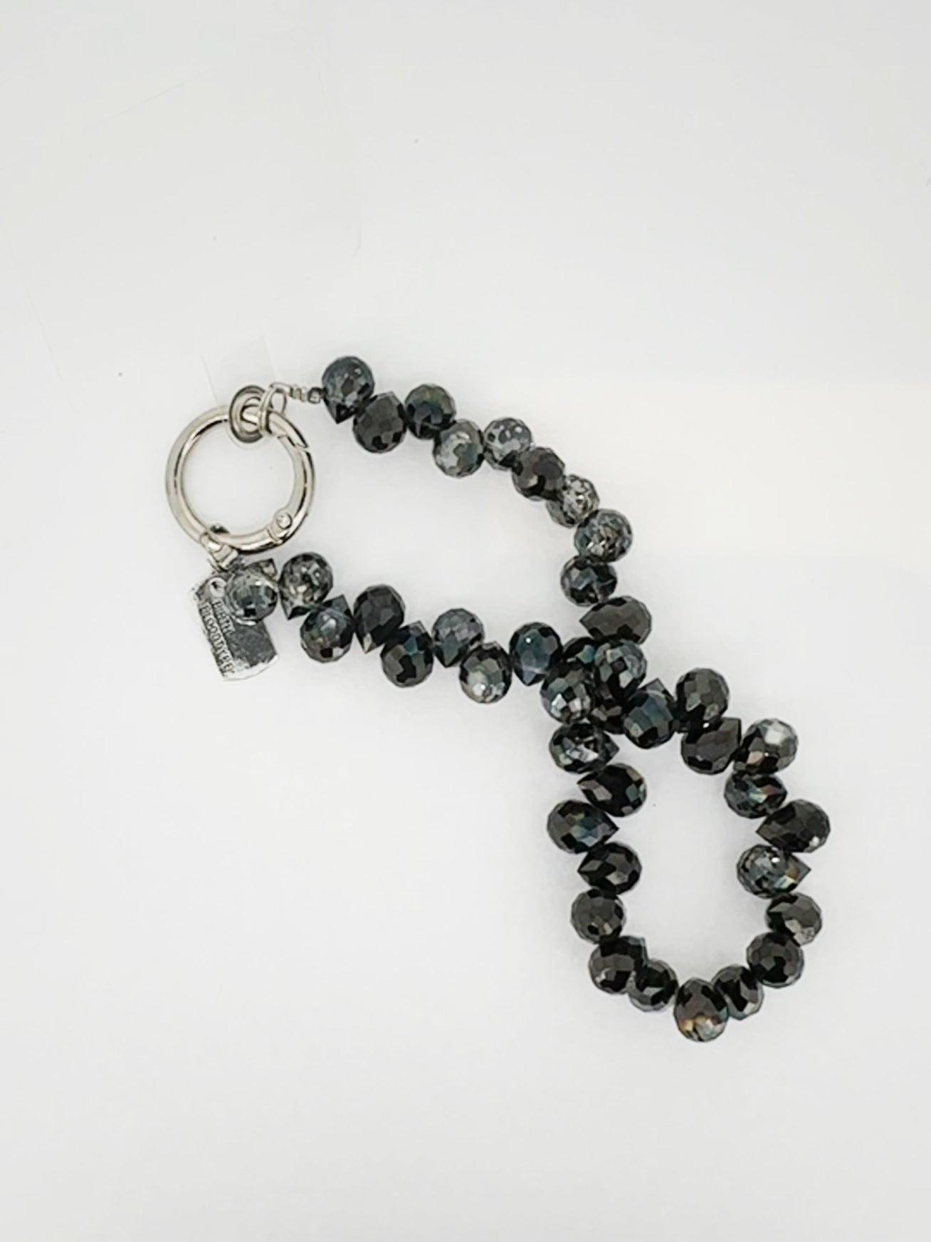 Bracciale porta telefono cristal nero