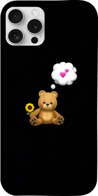 Cover orsetto pensa a cuori - Apple