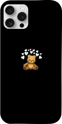 Cover orsetto e cuori - Oppo