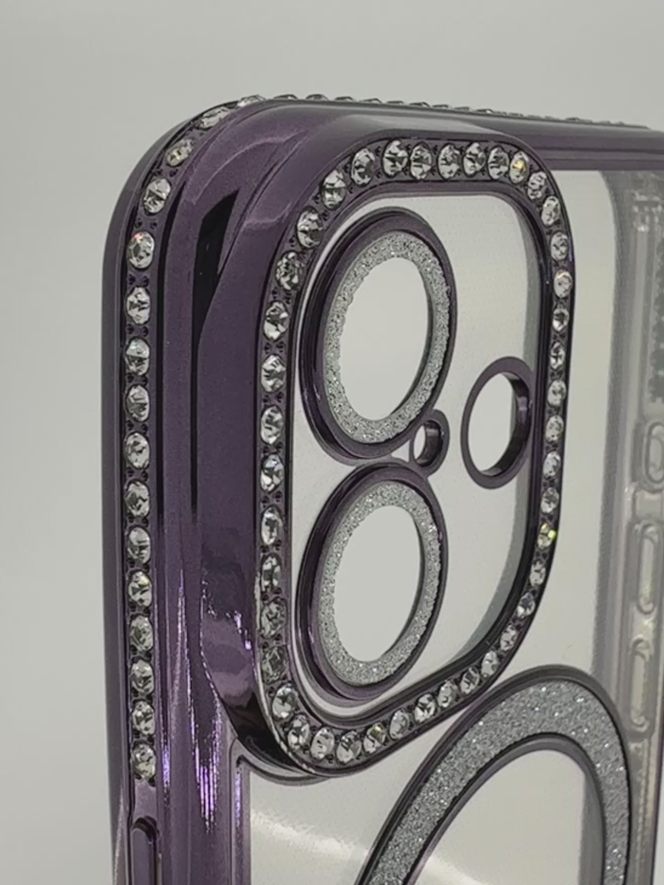 Cover MagSafe Glitter Purple