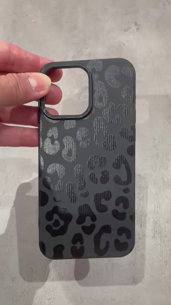 Cover Maculata Glitter Nera – Eleganza Brillante