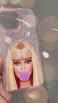 Cover Glitter  Fashion Doll Bubble Gum