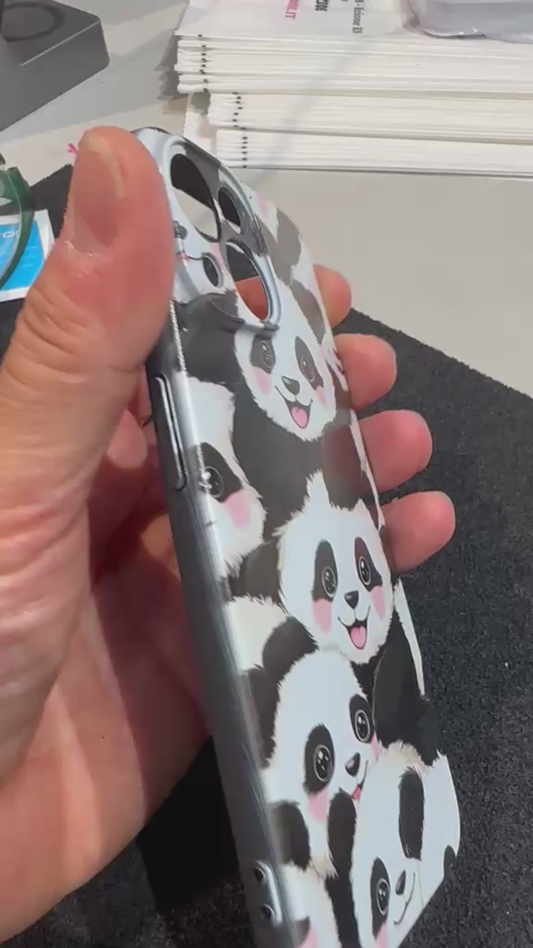 Cover Panda Cute – Stampa Full Cover 🐼
