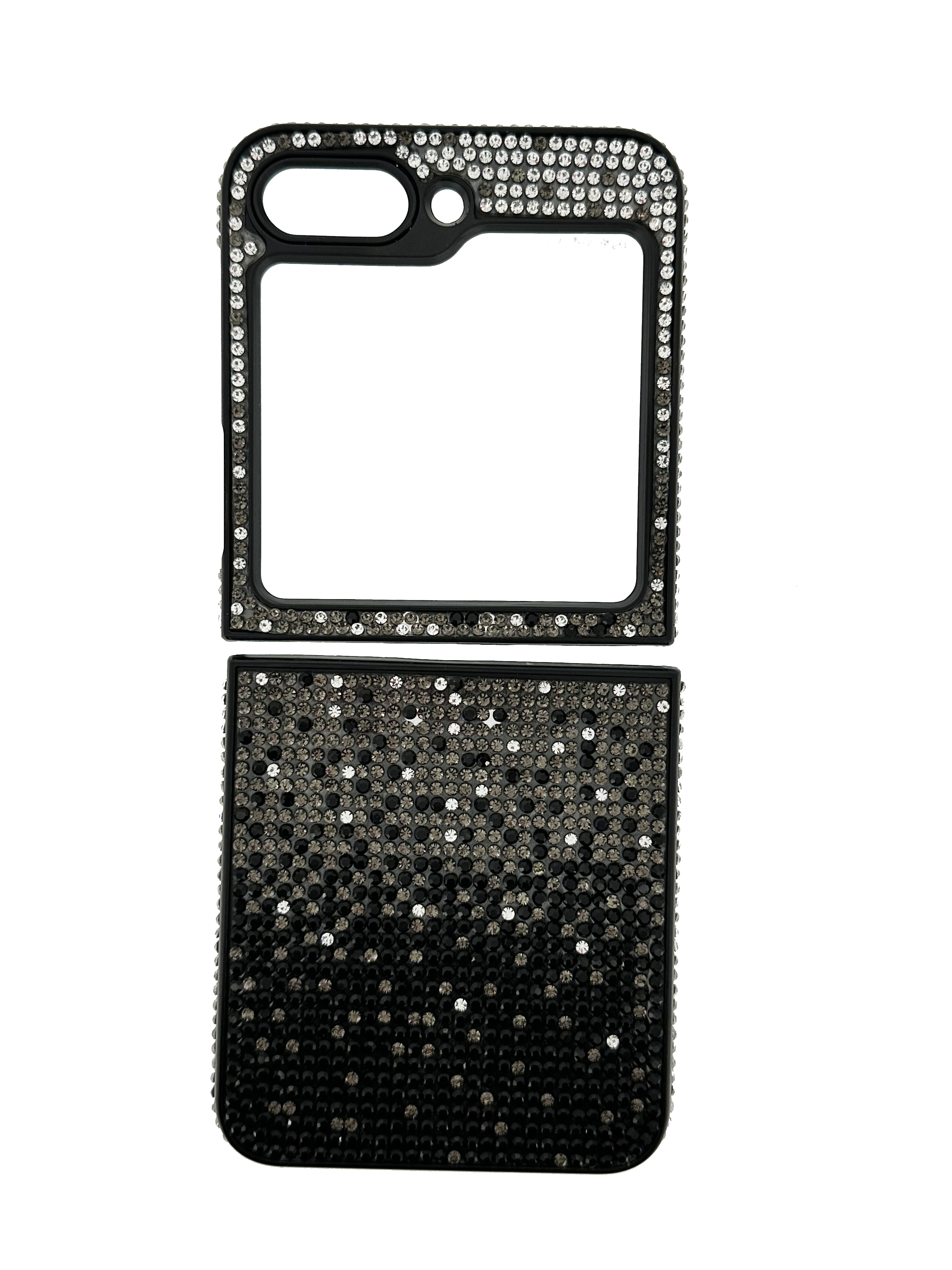 Cover cristalli bianca e nera