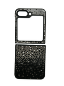 Cover cristalli bianca e nera - Oppo